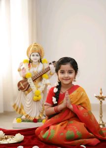 Adorable Kids Jamdani Saree