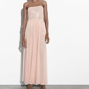 Zara Limited Festive Collection Gala Sequin Dress