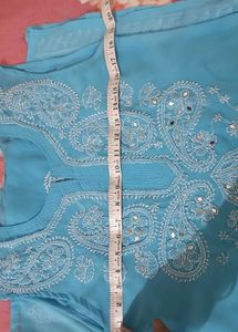 Kurta-pant-Sky Blue