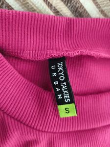 Pink "Selflove" Crop Top