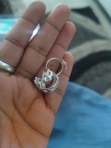 Bichew Silver Toned Ethnic Ring