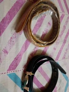Stylish Women's Belts - Set of Two