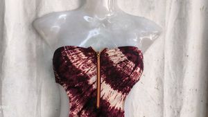 Stylish Tie-Dye One-Piece Swimsuit
