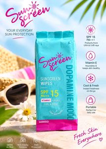 MINISO Sunscreen Wipes