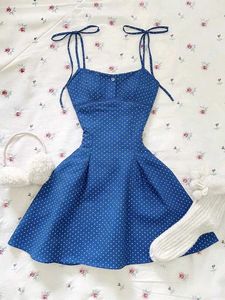 y2k Cute Polka Dot Mini Dress