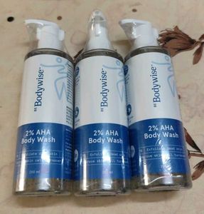 Bodywise 2% AHA Body Wash - Pack of 3