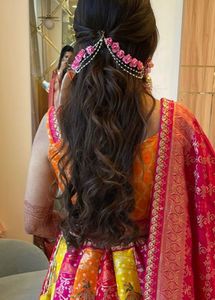 Royal Pink Flower Jewellery With Kaleere