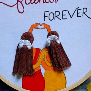 Best Friend Embroidery Design