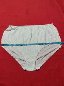 White High-Waisted Brief Panty