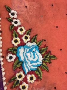 Exquisite Embroidered Saree