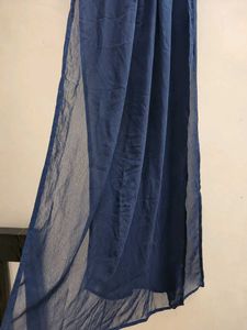 Navy Blue Embroidered Festive Sharara Set