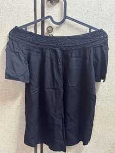 Black Off-Shoulder Top