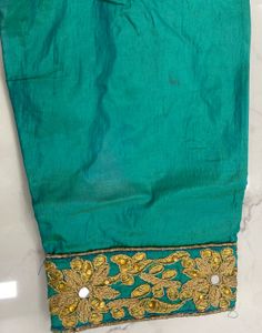 Embellished Teal &amp; Pink Lehenga Choli Set
