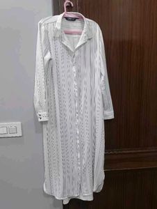 Striped Shirt Dress