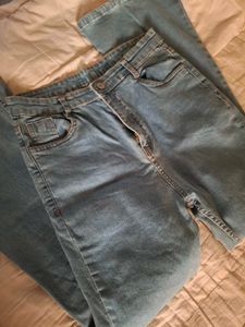 Light Wash Flare Jeans