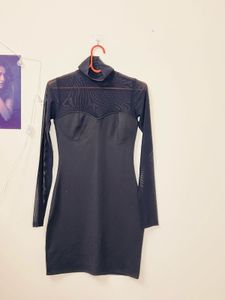 Black Bodycon Mini Dress