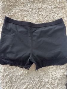 Black Lace Trim Shapewear Shorts
