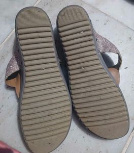 Sparkly Toe-Thong Sandals