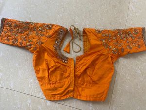 ONLY TODAY OFFER 👈🏻💕💥Embroidered Orange Blouse
