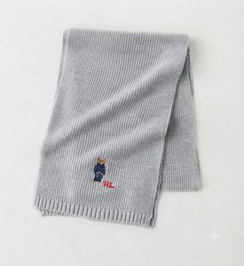 Polo Ralph Lauren Grey Knit Scarf