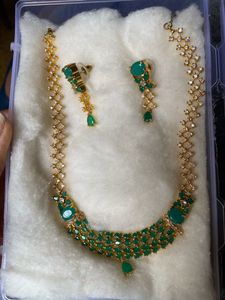 Emerald Green Necklace Set