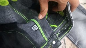 grey  black colour denim