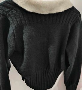Vintage-Style Collared Cardigan