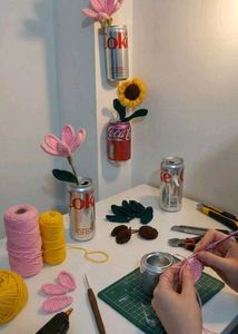 Crochet Flower Decor
