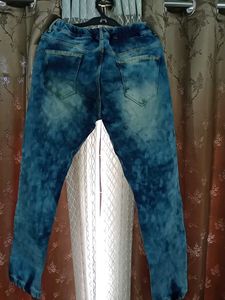 Blue Tie-Dye Jeans
