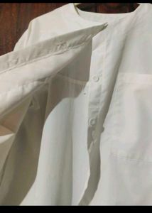Puffed sleeves Blouse with Pockets