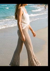 Boho Crochet Beach Pant