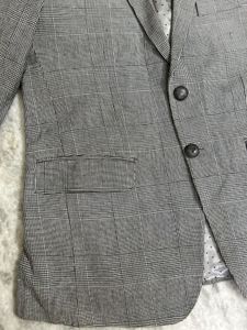 Unisex Grey Checked Blazer