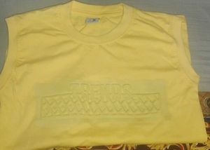 Sleeveless Yellow T-Shirt