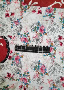 New Floral Print Kurta Set