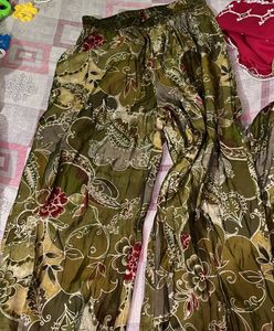 Bohemian Floral Wide-Leg Pants