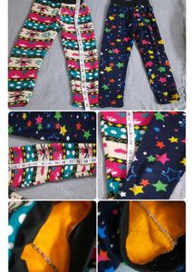 Girls' Soft Print Leggings - Bundle of 4