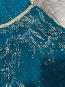 Stunning Teal Lehenga Choli