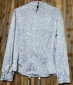 Floral Satin Long Sleeve Top