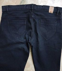 H.R.P. Brand Black Slim Fit Jeans