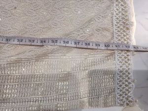 Elegant Off-White Kurta with Dupatta