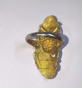 Exquisite Filigree Gold Ring large size