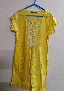 Free Delivery Yellow Embroidered