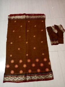 Cotton Saree with blouse