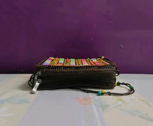 💐Colorful Beaded Square Slig Bag 💐
