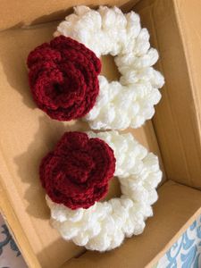 Handmade Crochet Hair Scrunchies