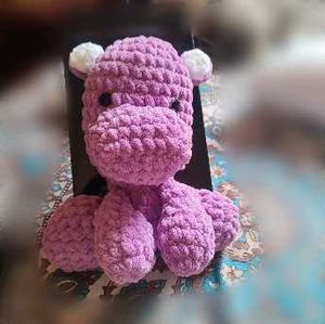 Baby Hippo Crochet Soft Toy