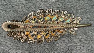 Multi-Coloured Gem Hair Clip
