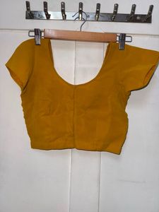 Mustard Yellow Ethnic Blouse