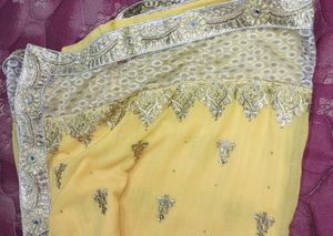 Designer Sarees With Stitched Blouse