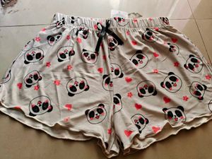 Cute Panda Pajama Shorts